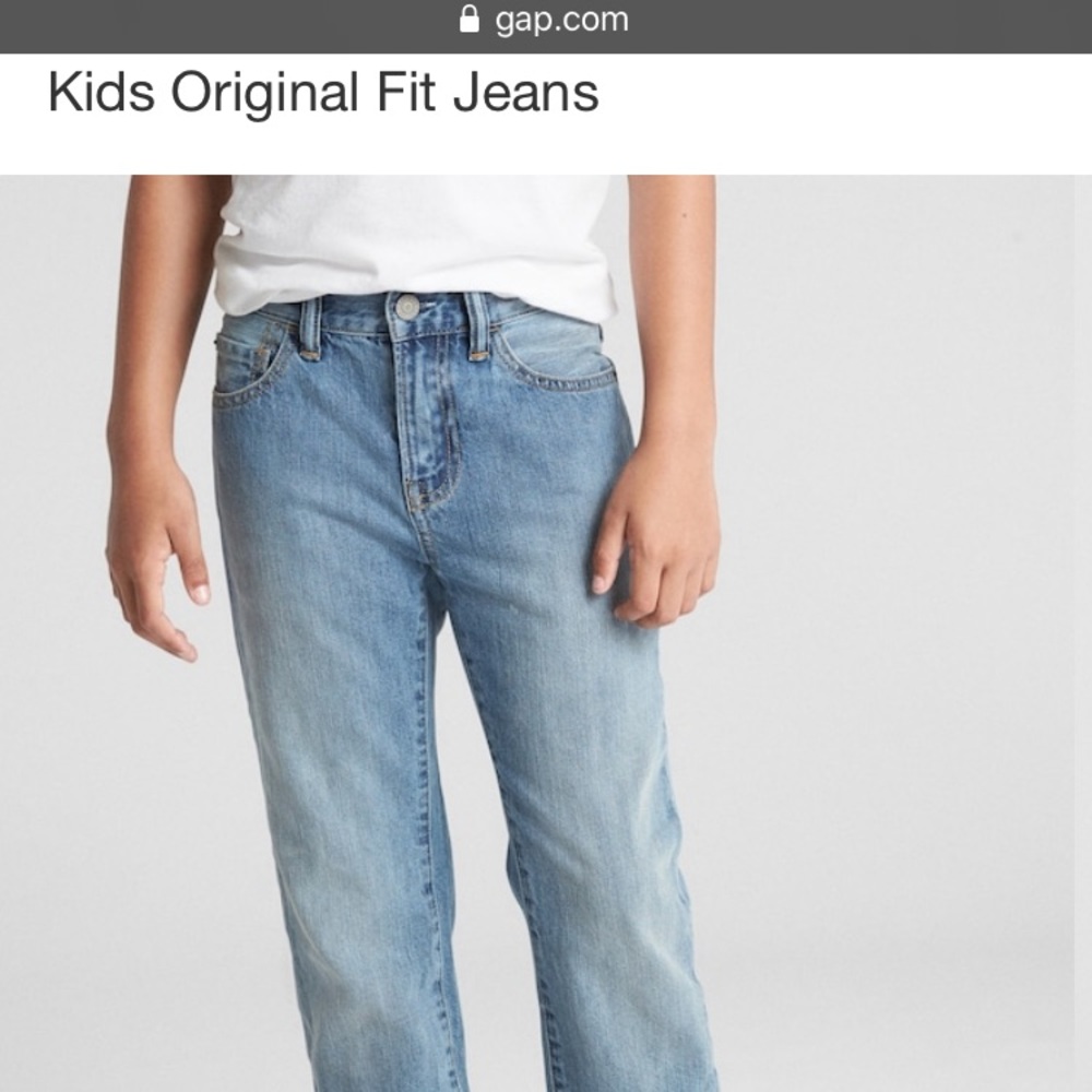 GAP size 5T Boys Original Cut Denim Jeans